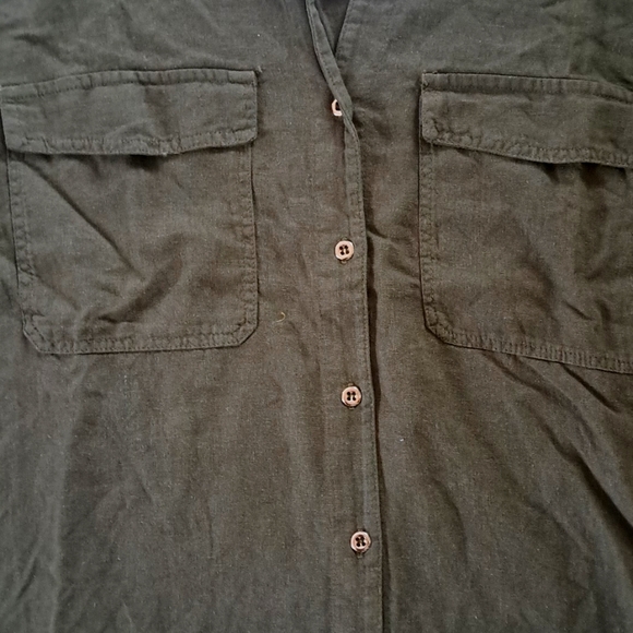 ZARA LINEN BUTTON TOP 2XL - Picture 5 of 10
